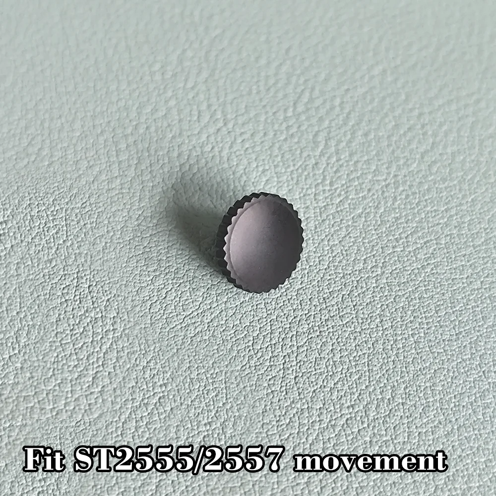 

Custom Logo Crown Fits ST2555/2557 movement Watch Crown 9.5*2.2*6.7mm Crown stainless steel Screw-in Crowns Replacement Parts