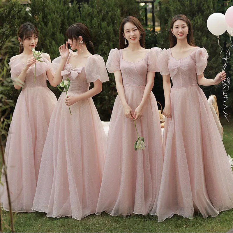 

Весна-лето 202, сказочные платья подружки невесты, наряд для похудения, торжественное платье группы сестер, элегантное свадебное платье