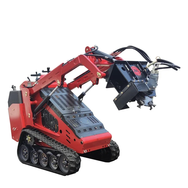 mini skid steer loader stump grinder