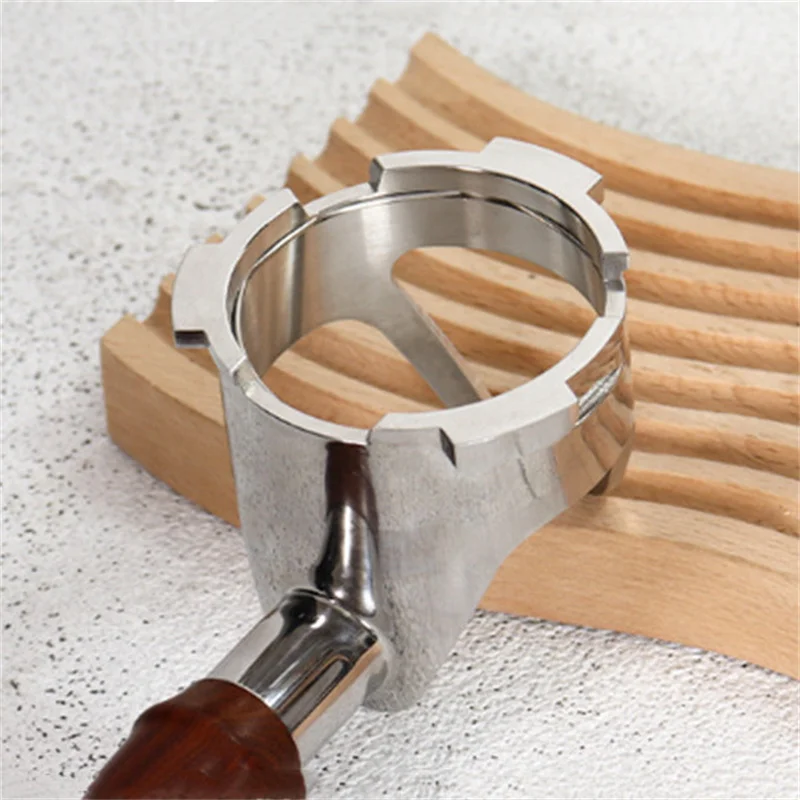 Bottomless Portafilter For Ninja 601 Coffee Machine,with M10 Solid Wood Handle,Silicone Seal Ring,Dosing Funnel Barista Tools
