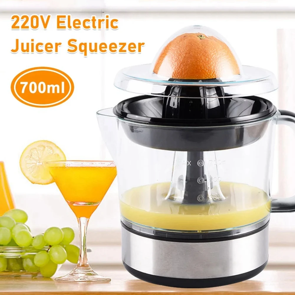 700Ml Electric Citrus Orange Juicer Squeezer Lemon Fruits Masticating Machine Juicer Fruit Press Machine EU Plug-T33C