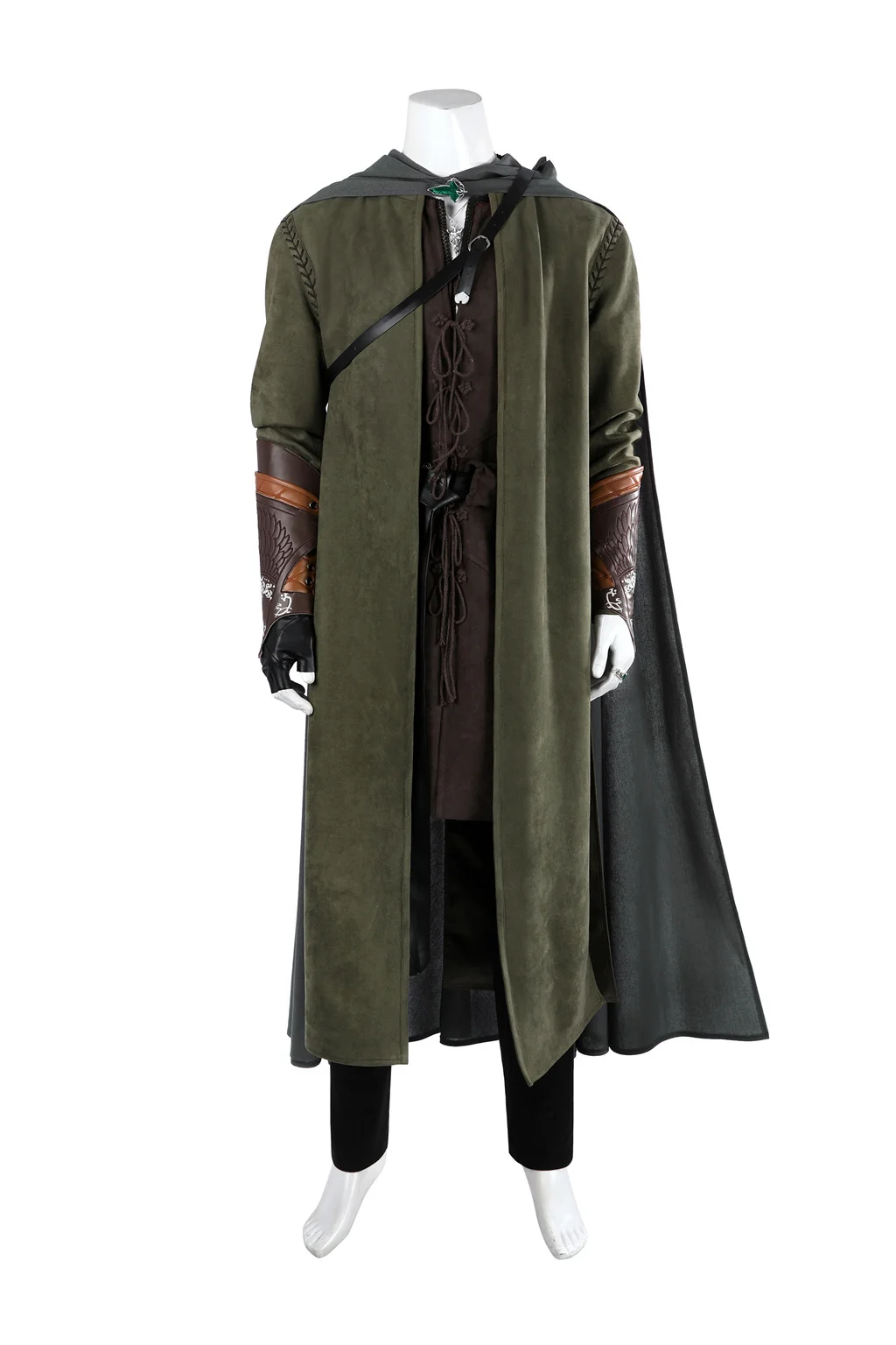 Movie Aragorn Cosplay Costume Uniform With Cape Full Set Men Aragorn Fancy Outfits Custom Made