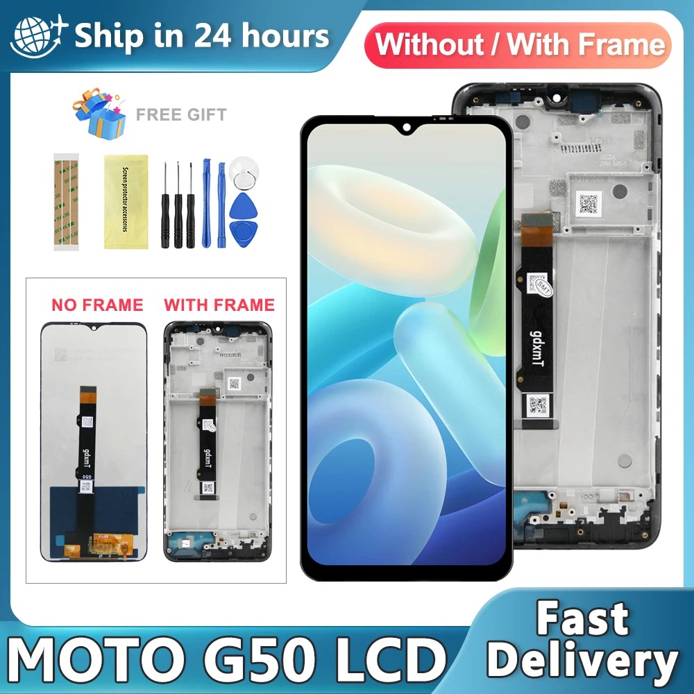 Screen For Motorola Moto G50 Lcd XT2137-1 XT2137-2 Screen Display Touch Digitizer Assembly For moto G50 Screen Replacement