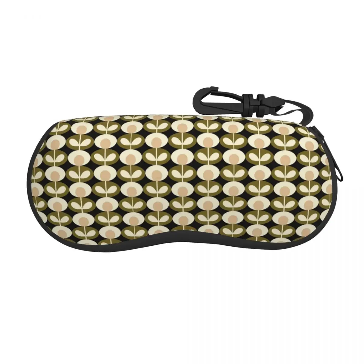 

Custom Oval Flower Seagrass Orla Kiely Print Shell Glasses Case Unisex Fashion Eyeglasses Case Sunglasses Protector Box