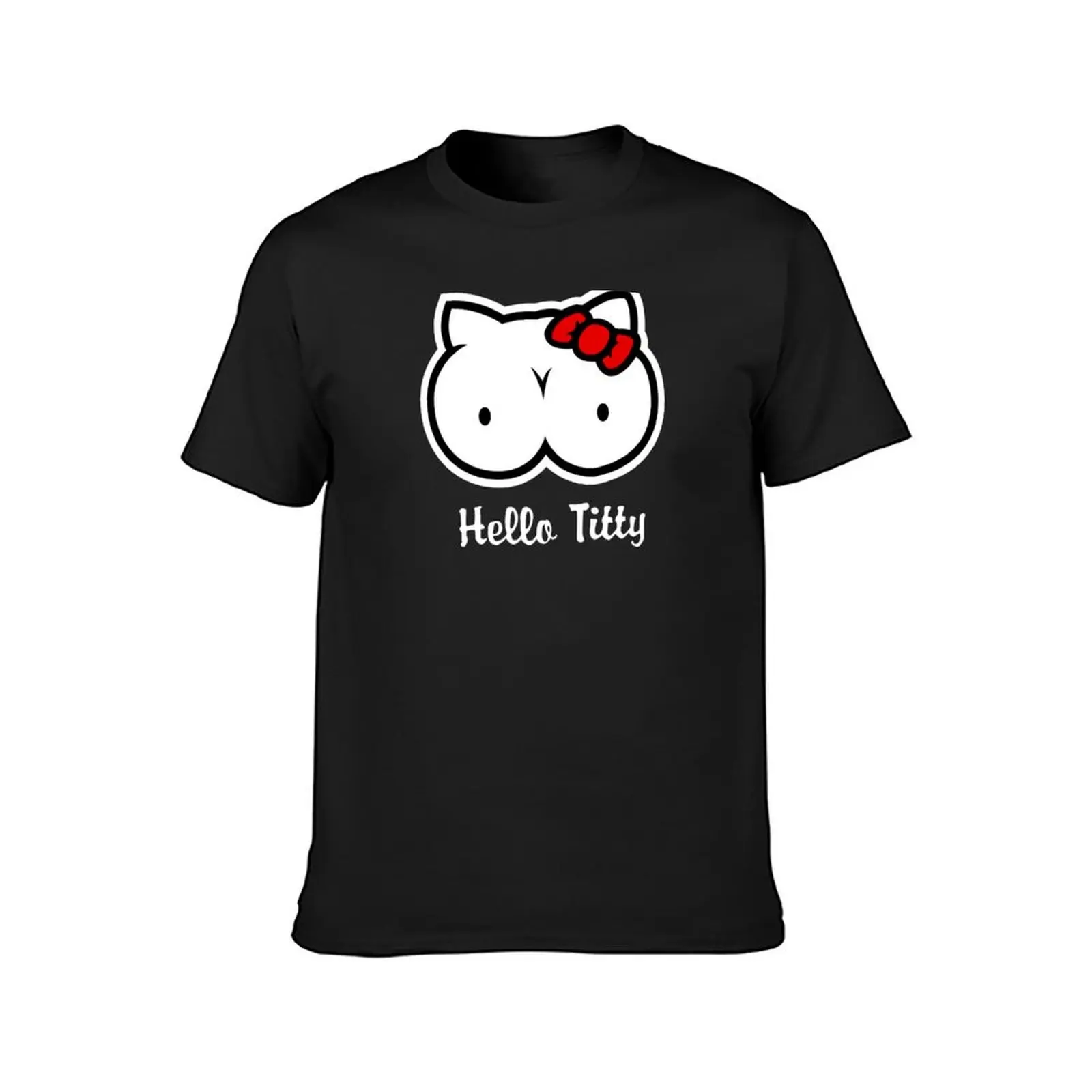 Hello Titty T-Shirt plain quick drying mens t shirt