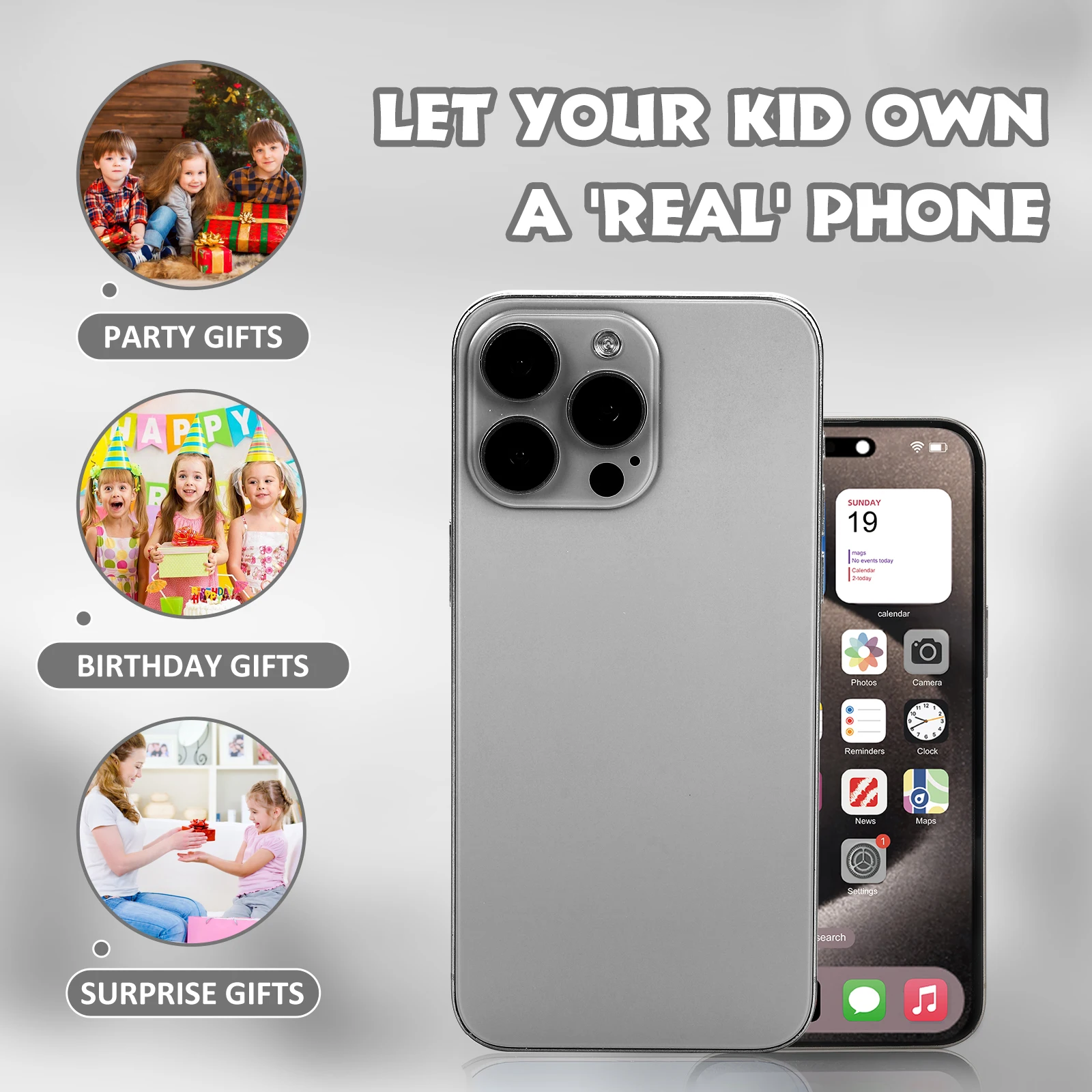 نموذج هاتف وهمي وهمي، يبدو وكأنها متوافق مع الهاتف الحقيقي مع هاتف 15 Pro max Titanium، لعرض متجر الهاتف الخليوي