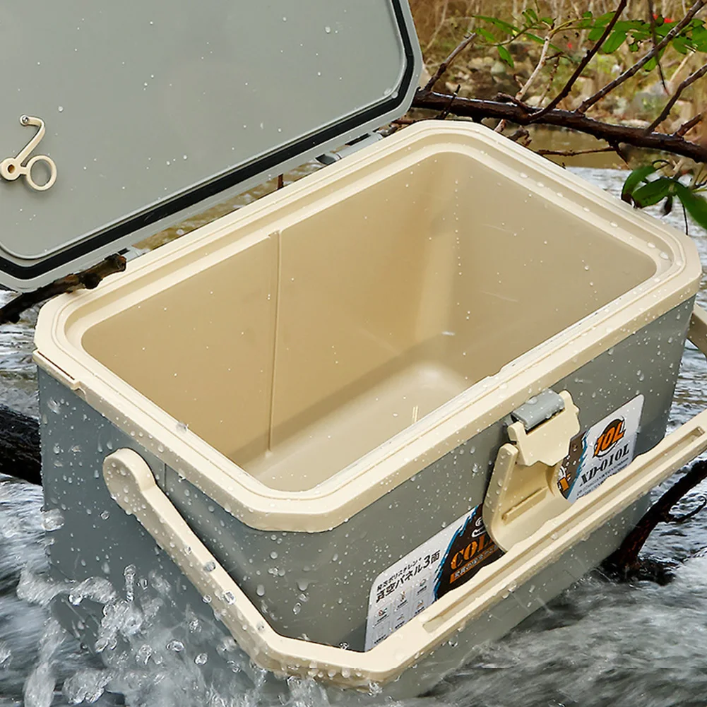 

Live Fish Container Camping Cooler Box 10L Live Fish Bait Bucket Car Ice Bucket Fish Protection Bucket for Outdoor Fishing
