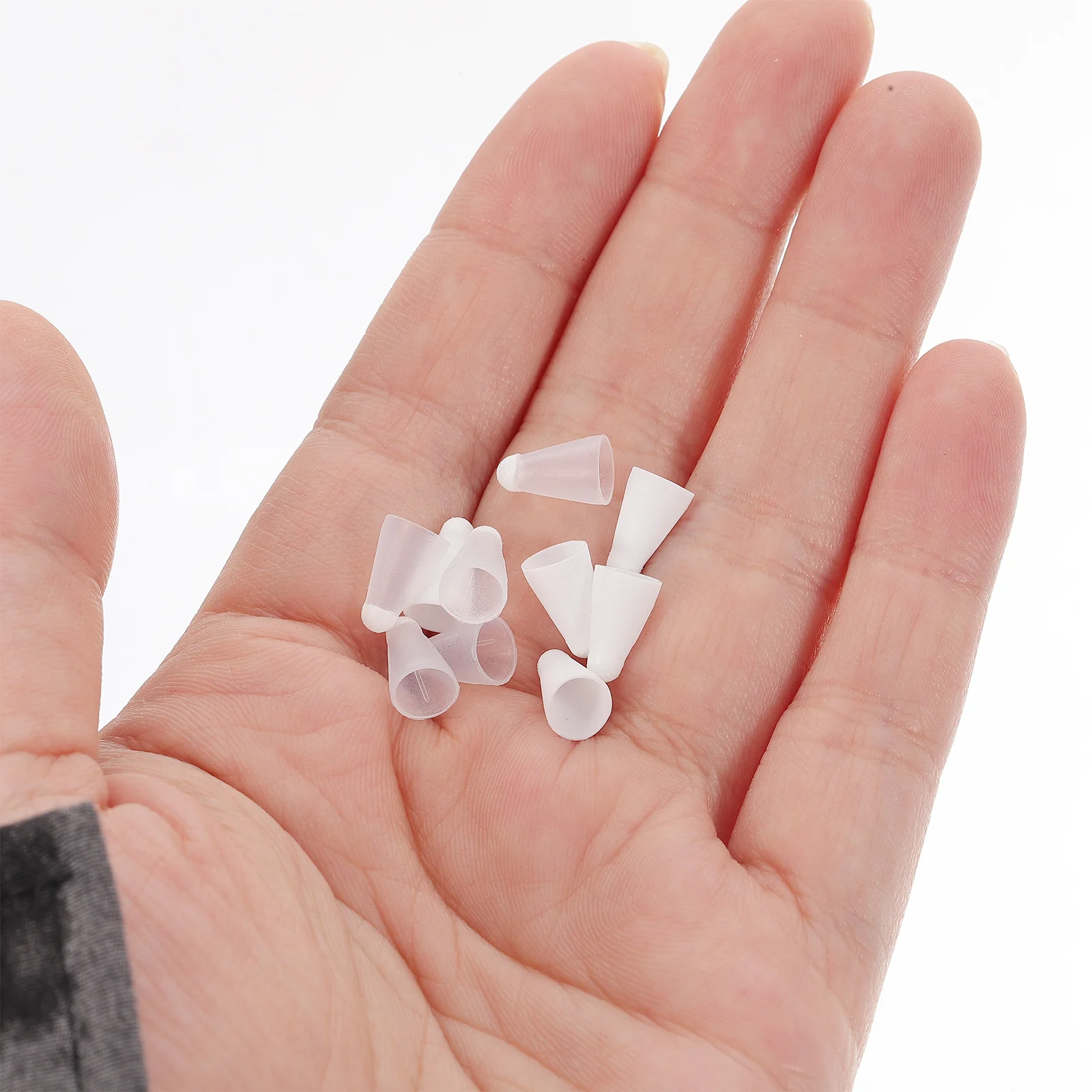 10 قطعة حامي طرف بالسعة براعة رائعة سطح أملس قبضة مريحة قلم كم غطاء طرف رصاص #1