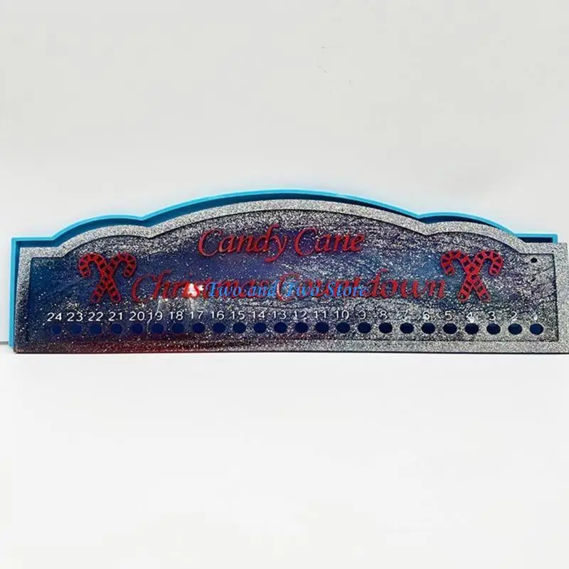 

HX6F смола эпоксидная смола DIY рождественское письмо настенное украшение плесень изготовление ювелирных изделий