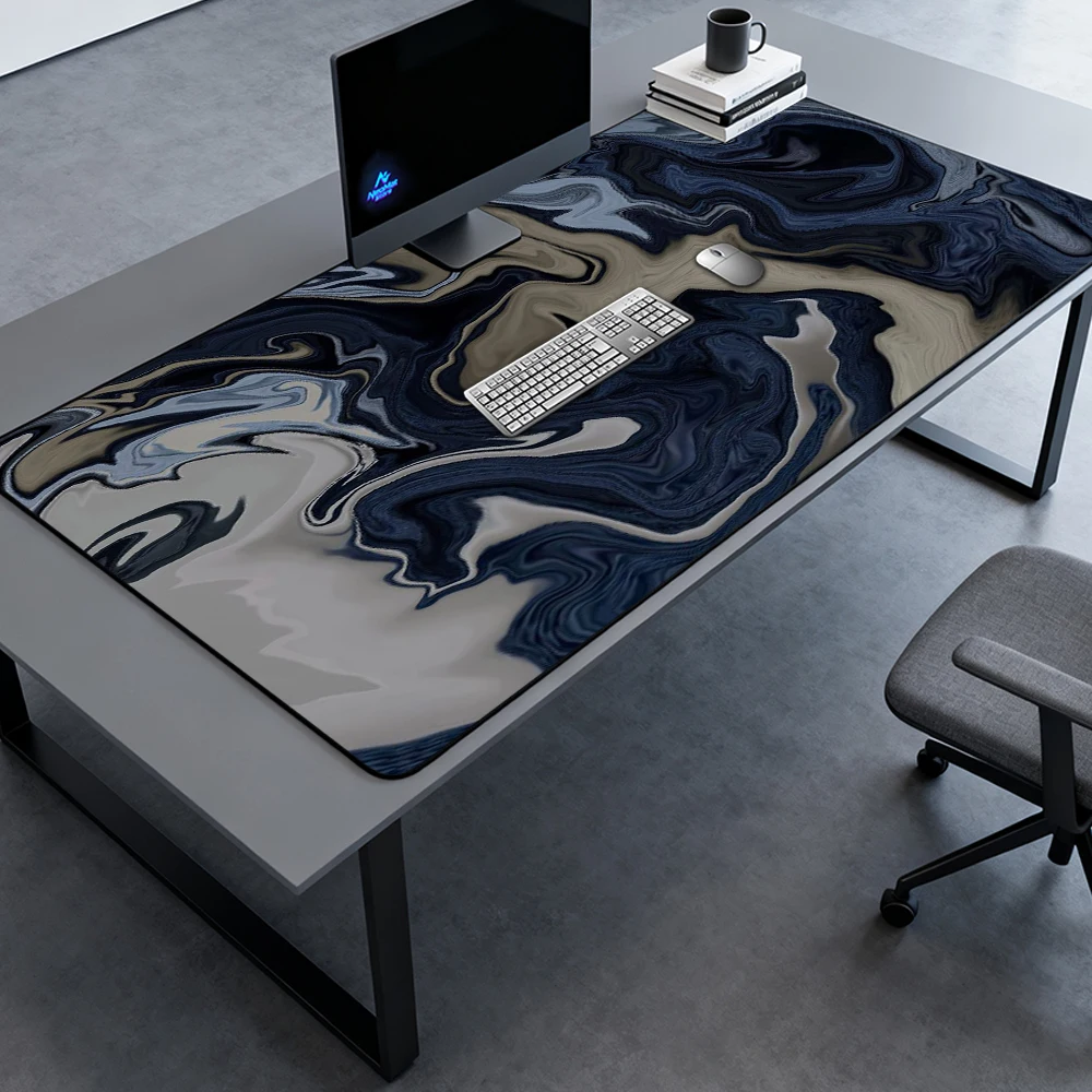 Mouse Pad Gradient Carpet Abstract Pc Desktop Decor Desk Mat Marble Office Accessory 1200x600 3mm Custom Non-slip Rug 60x100 5mm