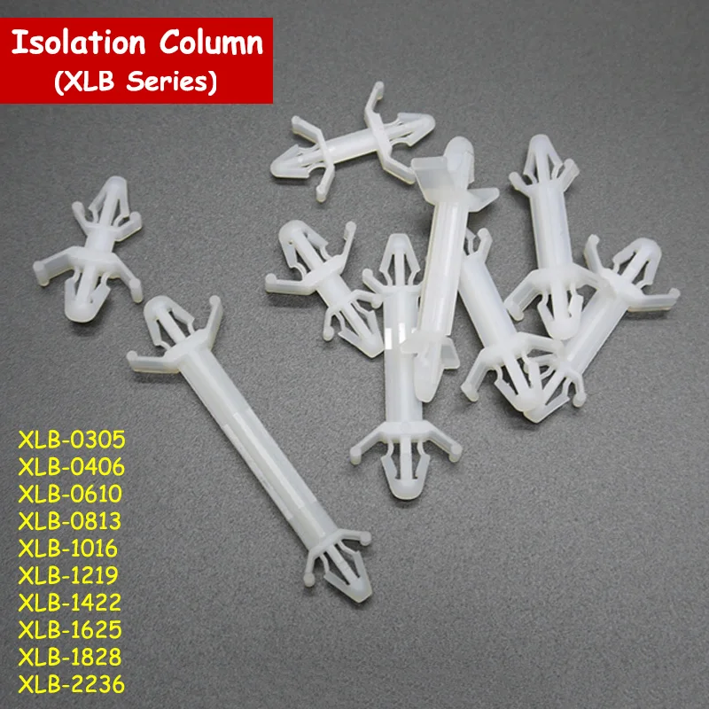 

50pc XLB Nylon Plastic Reverse Locking PCB Board Isolation Column Support Holder Pillar Bushing Hole 4.0 Circuit Bracket Spacer