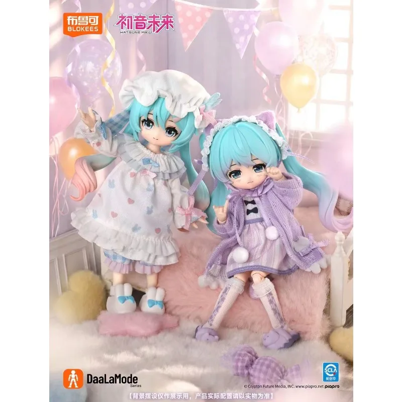 Blokees Hatsune Miku DaaLaMode Series Action Figure Model Kit Fluffy Sweet Dream Collectible Decoration Gift