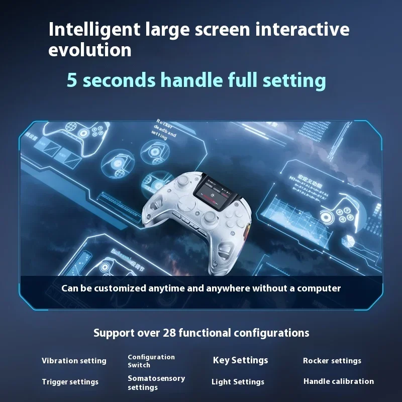 Betop Beitong Kunpeng 50 لوحة ألعاب ذكية للتبديل PC TV Xbox Steam الهاتف المحمول اللاسلكية بلوتوث أذرع التحكم في ألعاب الفيديو