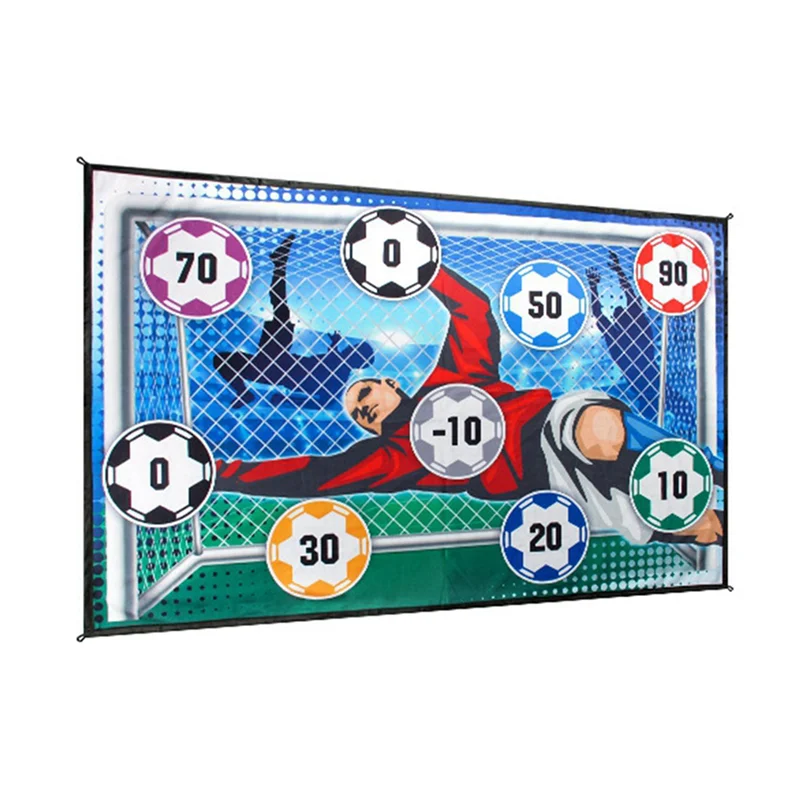 B93B-2X Soccer Game Mat Set Outdoor Indoor Soccer Multiplayer Competitive Soccer Games Children Football Training