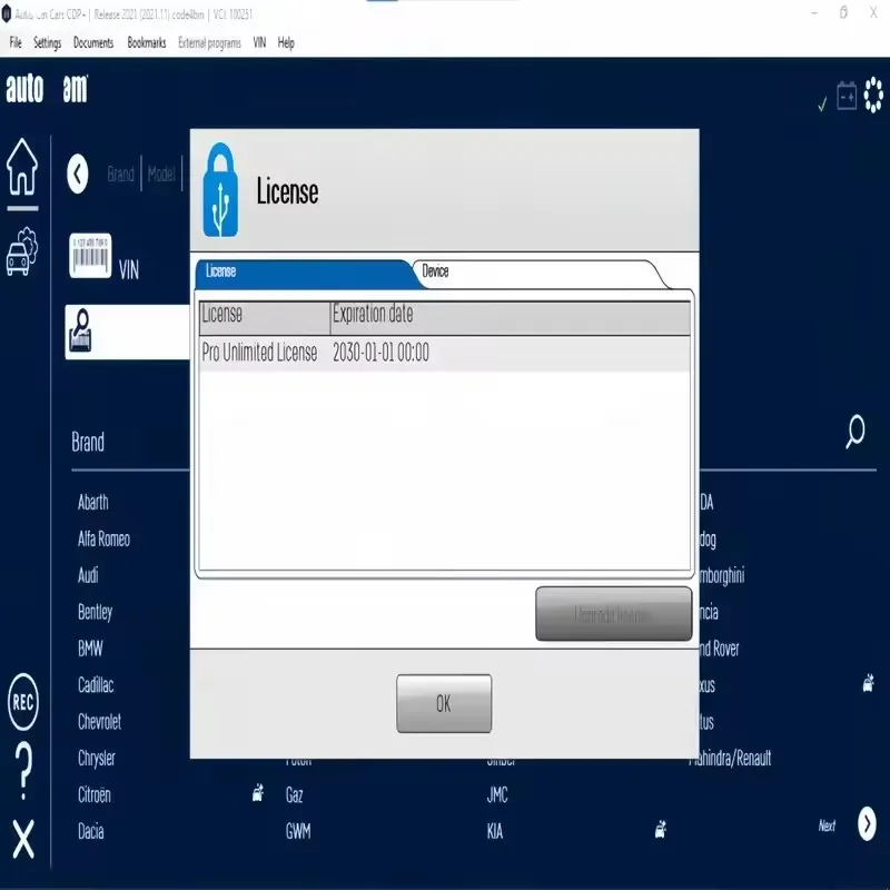 2021.10b Software 2025 Autocoms 2021.11 Compatible D-S150E Codings Fault Diagnosis Tool or OBD2/16 Diagnostic Interface