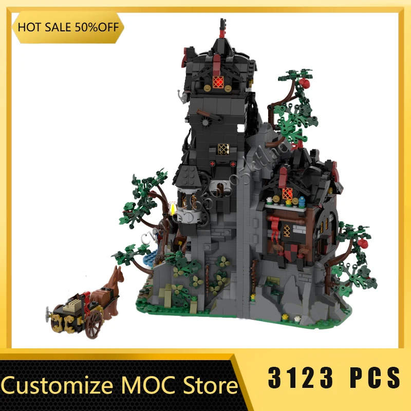 نموذج جديد 3123 قطعة تخصيص MOC الإبداعية وولف كينغ لير بناء نموذج اللبنات مجموعات تجميع الطوب لعب الاطفال الهدايا
