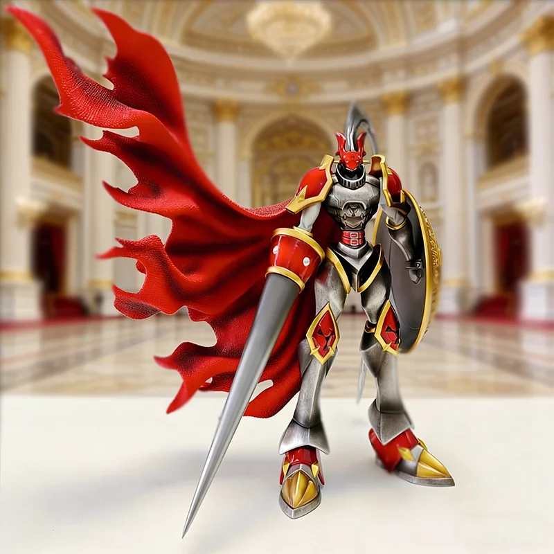 

38.5cm Digimon Adventure Figurines Gallantmon Matsuda Takato Figure Peripheral Toys Anime Red Knight Statue PVC Collectible Gift