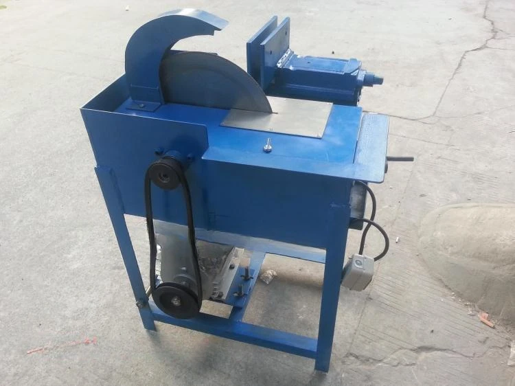 Hand crank automatic cutting machine 12 inch 1500 watt jade jadeite agate cutting machine Safe feeding Rough stone cutting