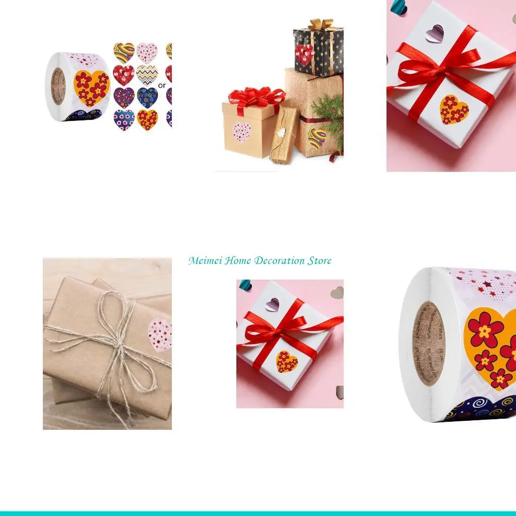 h7bf-500pcs-Сердце-Склейки-diy-love-Декоративные-подарочные-этикетки-наклейки
