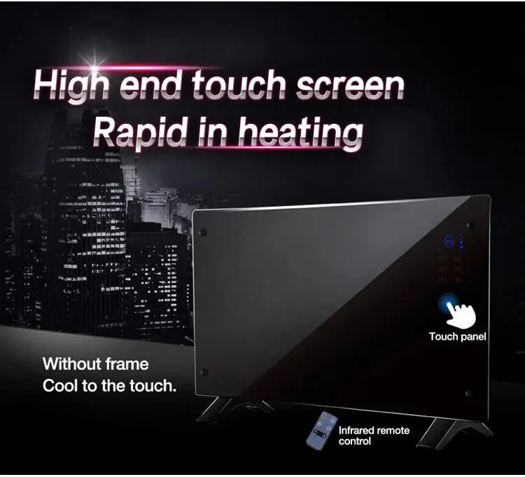 STLF ترموستات مخصص لوحة زجاجية مسخن الحائط سخان كهربائي سريع التسخين #4