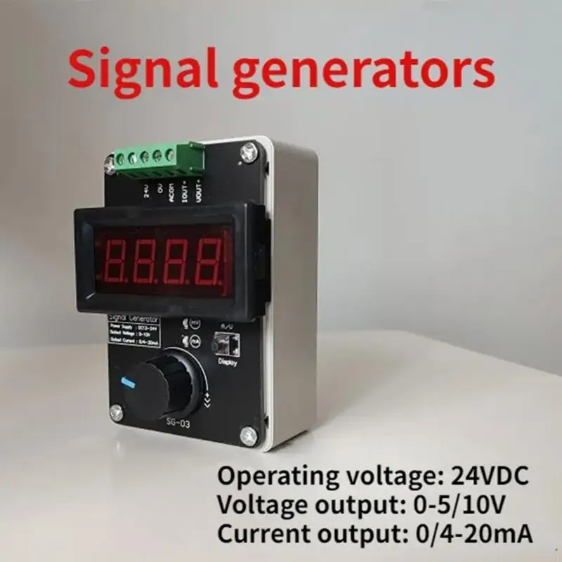 Y55E 4-20MA DC0-10V 0/4-20MA Generador señal ajustable Corriente corriente Analógico