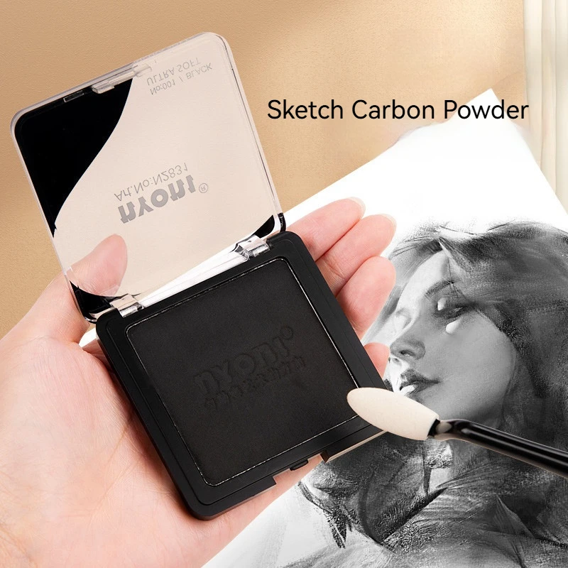 

Ultra Soft Sketch Toner Dry Wet Graphite Charcoal Powder for Artist Drawing Graffiti Professional Paint Color Sketching Supplies