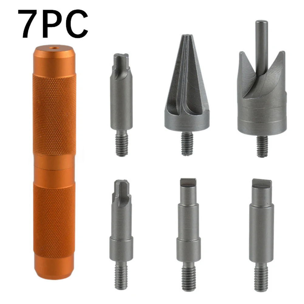 1 Set Case Prep Multitool Case Chamfer Deburring Hand Tool For Reloading Primer Pocket Cleaner Reamer For Removing Crimps