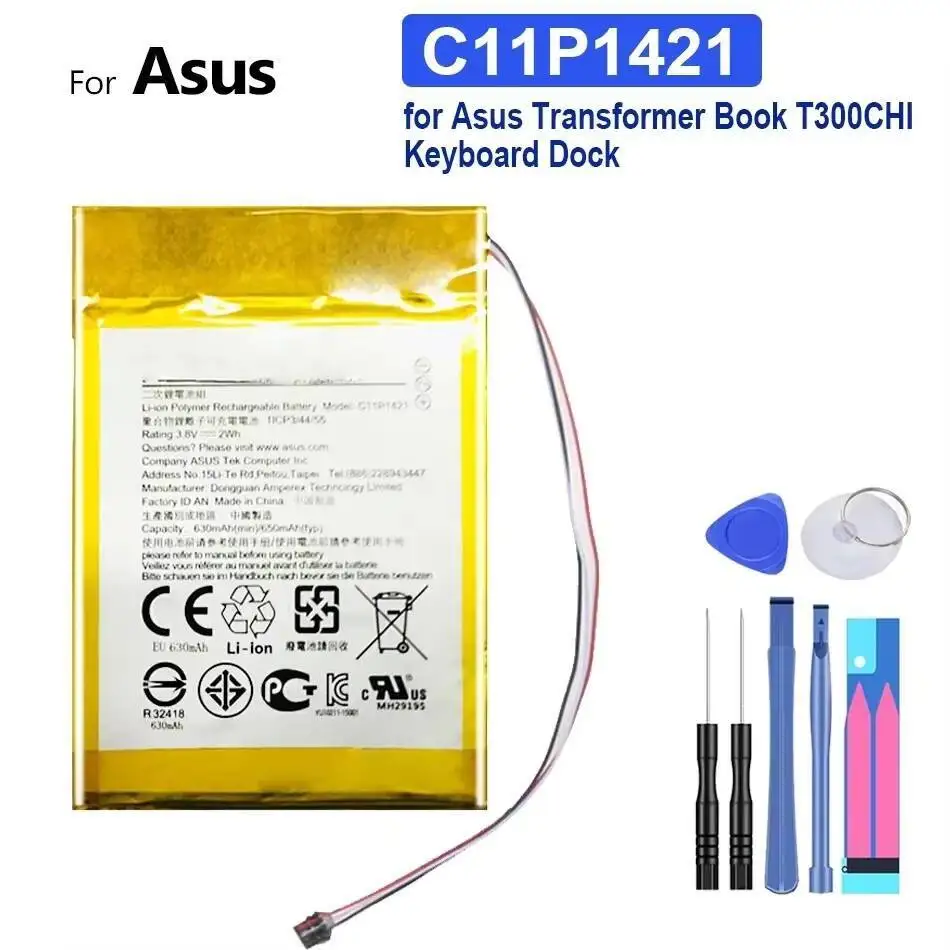 

Надежная мощность для Asus Transformer Book T300CHI, клавиатура, док-станция Nan C11P1421, прочный аккумулятор для планшета