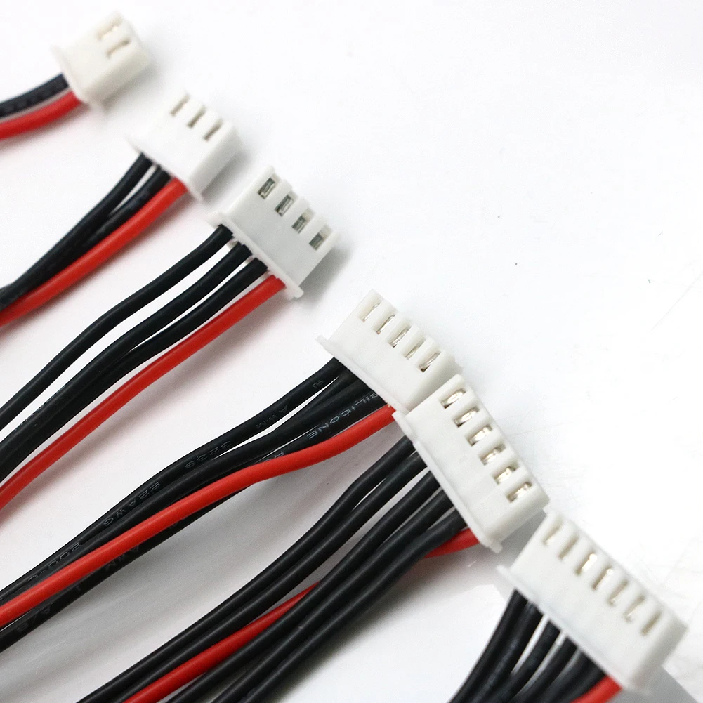 5 sztuk/partia JST-XH 1S 2S 3S 4S 5S 6S 20cm 22AWG Lipo bilans drutu rozszerzenie naładowany kabel przewód dla RC Lipo ładowarka