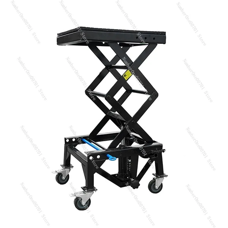 500kg Motorcycle Scissor Crane Jack Crane Motorcycle Repairing Table Center Scissor Crane Workshop Bench