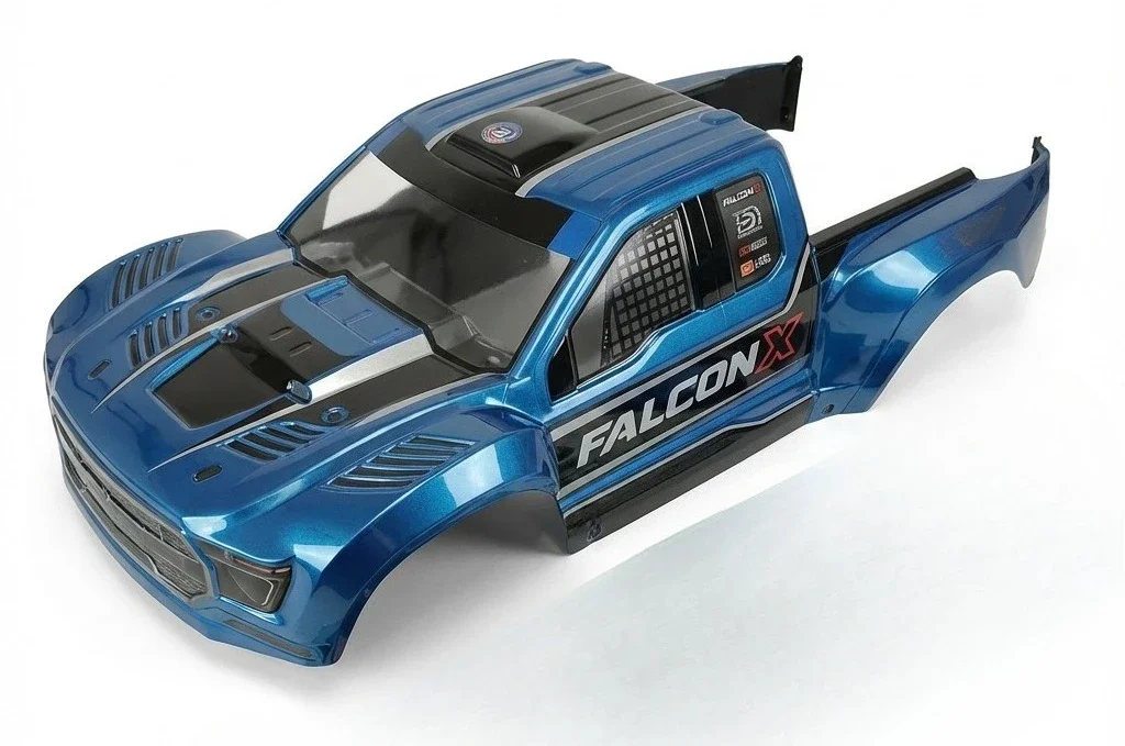 ตัวถังรถบรรทุกแบบสั้นที่ตัดแต่งล่วงหน้าสำหรับ Traxxas UDR – ตัวถังรถ RC ขนาด 1/7