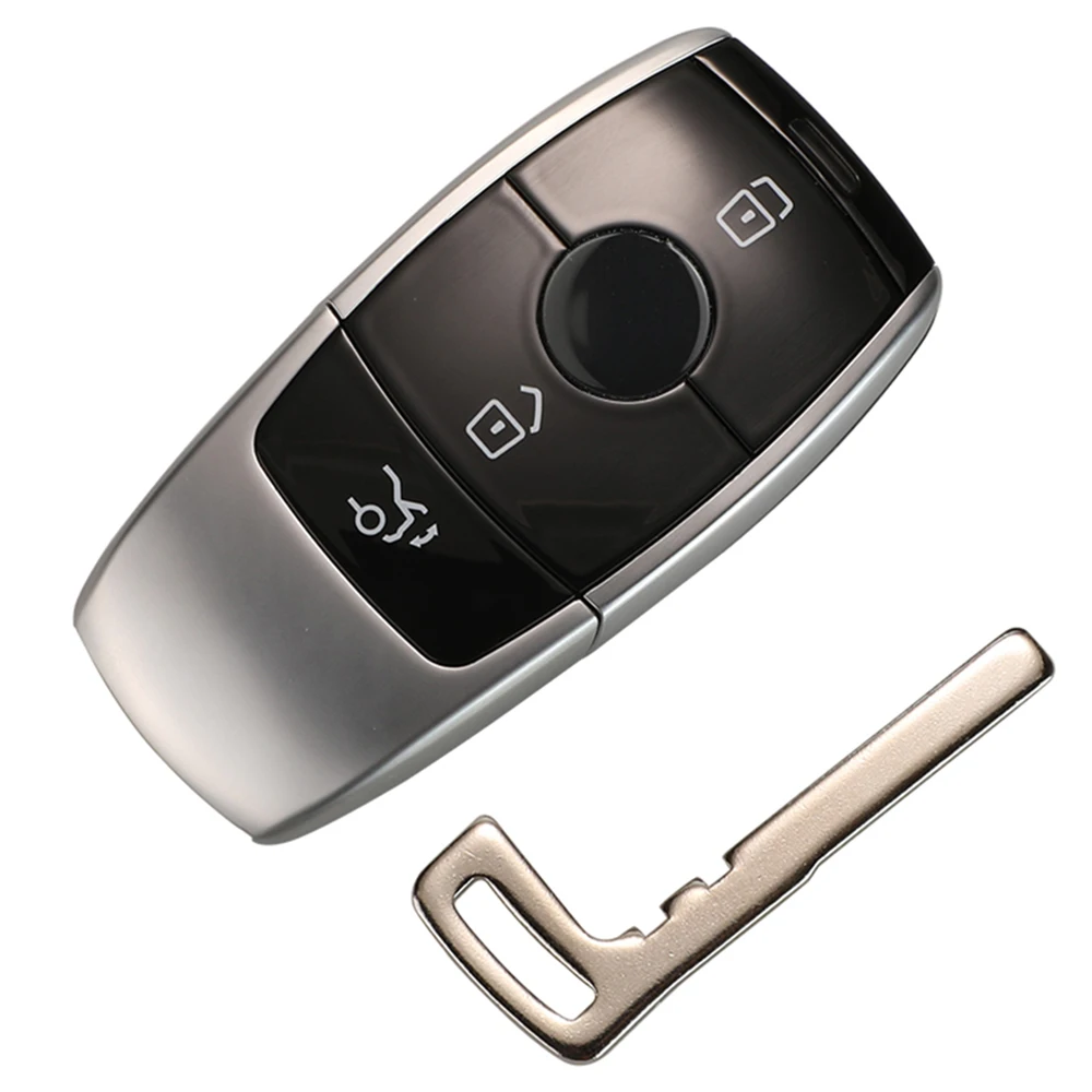 Jingyuqin 3-Tasten-Fernbedienungs-Autoschlüsselgehäuse für Mercedes Benz 2017 E-Klasse W213 2018 S Fob Smart Case – Detail 4