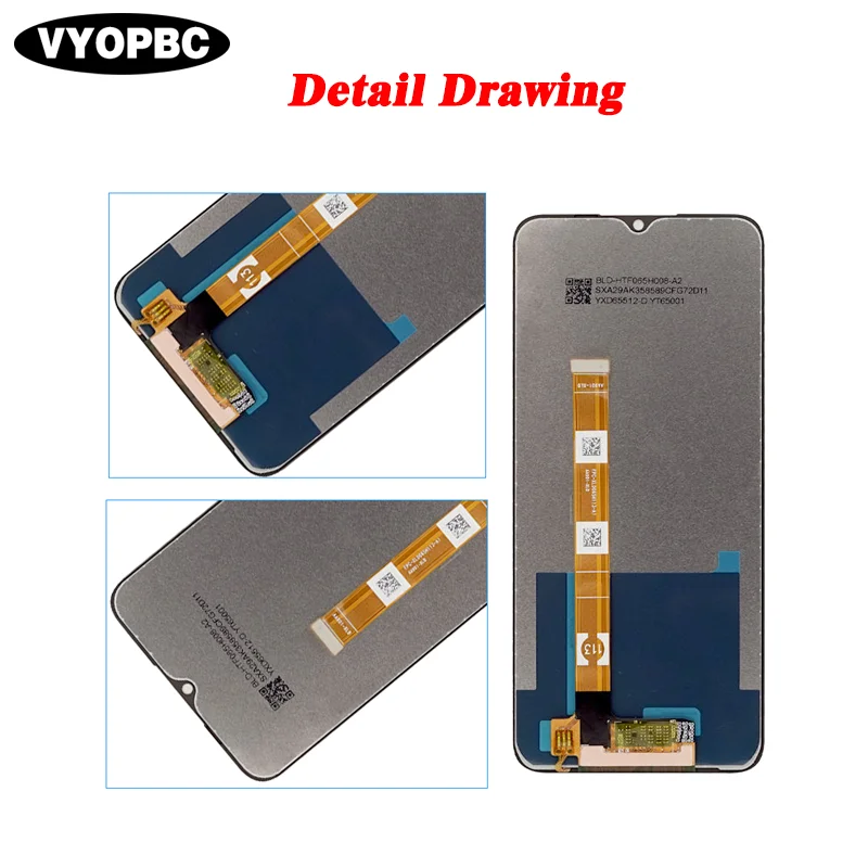 Mobile Phone Original LCD Display With Frame Touch Screen 6.52\