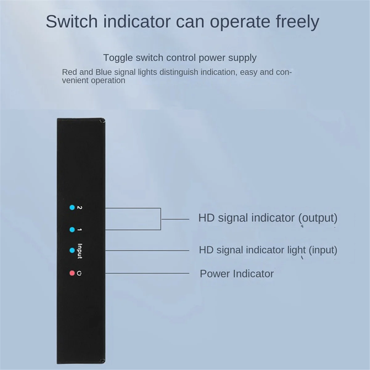 T05C-Measy One Input Two Output Splitter Frequency Divider 4K 30HZ HDMI-Compatible Screen Divider Converter with AU Plug