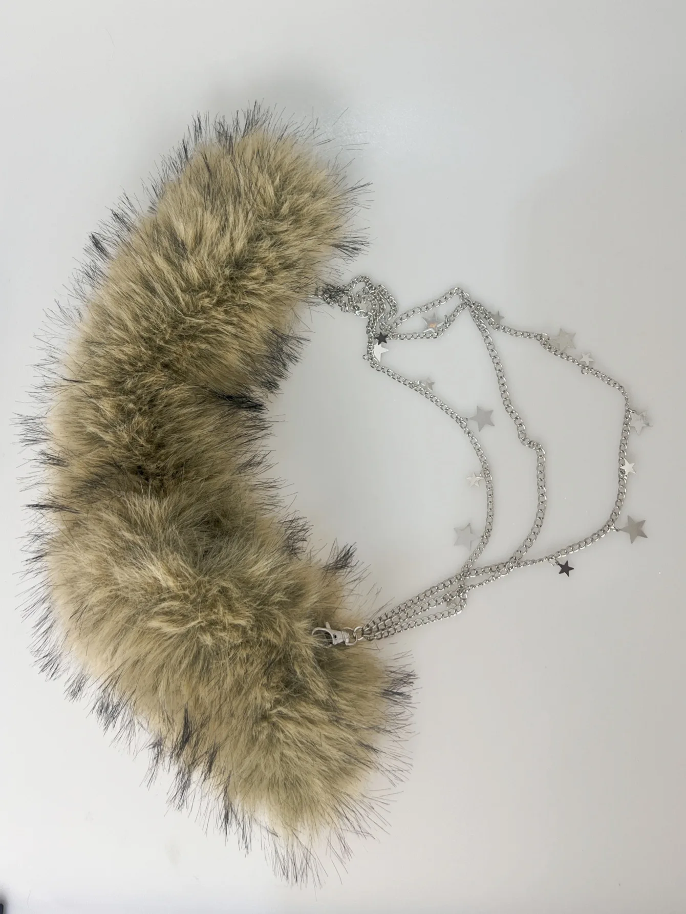 2025 نمط الشارع الأمريكي للدراجات النارية فروي المرقعة سلسلة تنوعا حزام فتاة ساخنة منخفضة الخصر التبعي