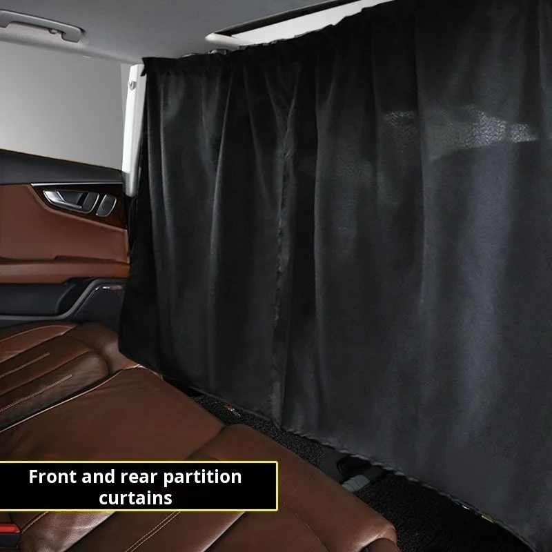 Car curtains sunshade curtains private sun screen car interior car rear blackout side privacy caravan partition curtains pongee