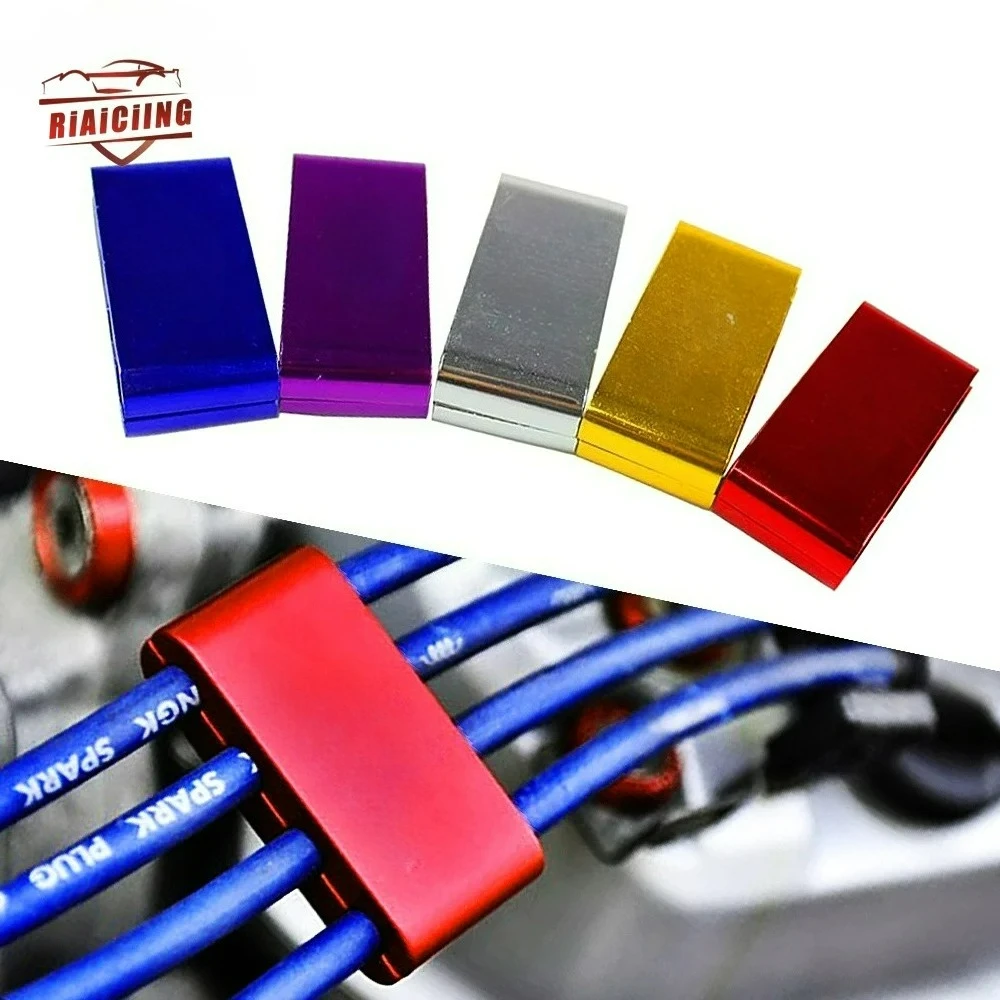 

Зажим для электрического провода автомобильной свечи зажигания из алюминиевого сплава: сепараторная линия и зажим для кабеля зажигания для украшения автомобиля