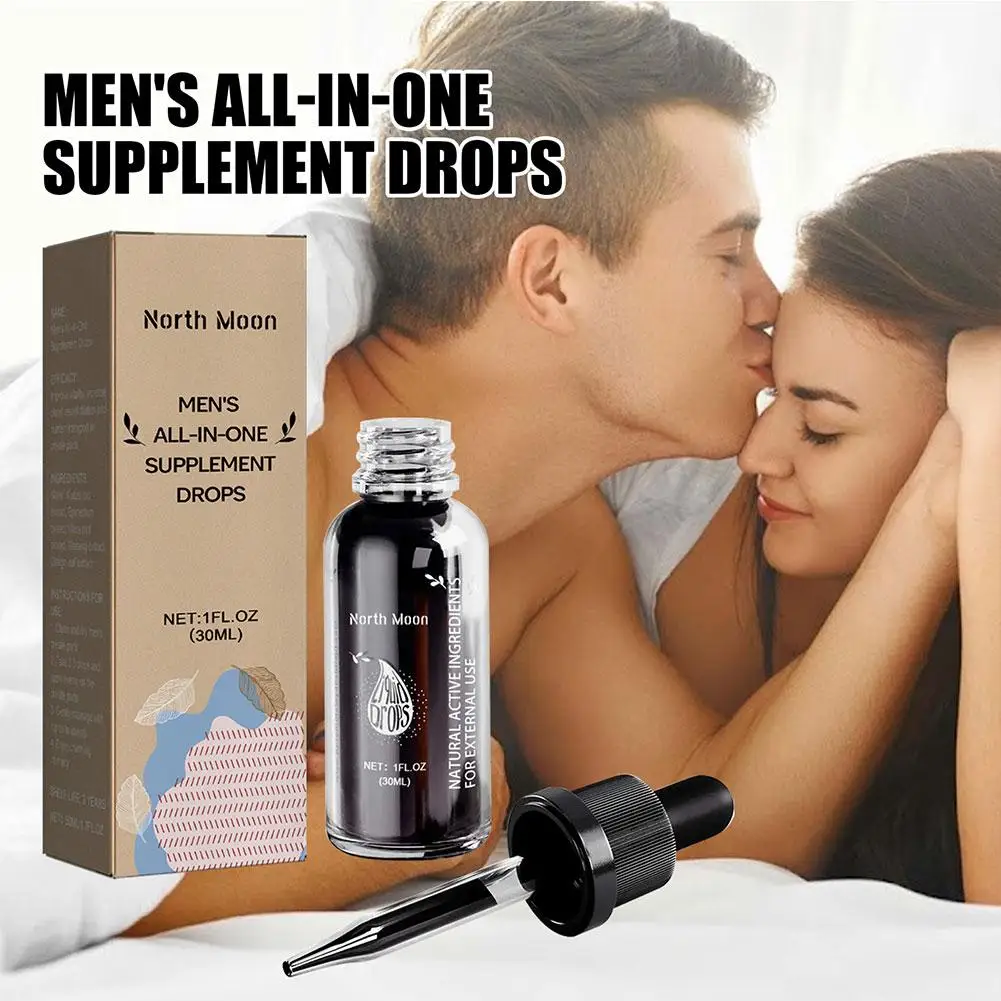 30ml Men's All-In-One Supplement Drops Strong Men Increase Self-Confidence Stamina Enhance Sensitivity Boosting Sexual Esse L8O8