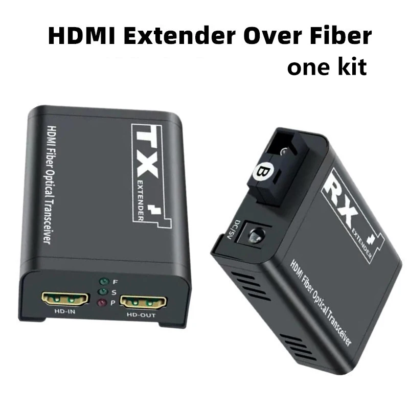 

1080P 20Km HDMI Fiber Extender Over Single SC Fiber Optical Cable Vs 3km HDMI Fiber Transceiver Video Transmitter and Receiver