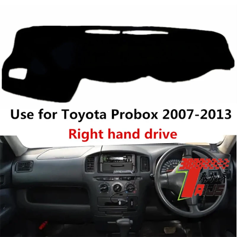 2 Layers polyester Car Inner Dashboard Cover For TOYOTA Probox Succeed 2007 2008 2009-2013 Right hand drive Dash Mat Sun Shade