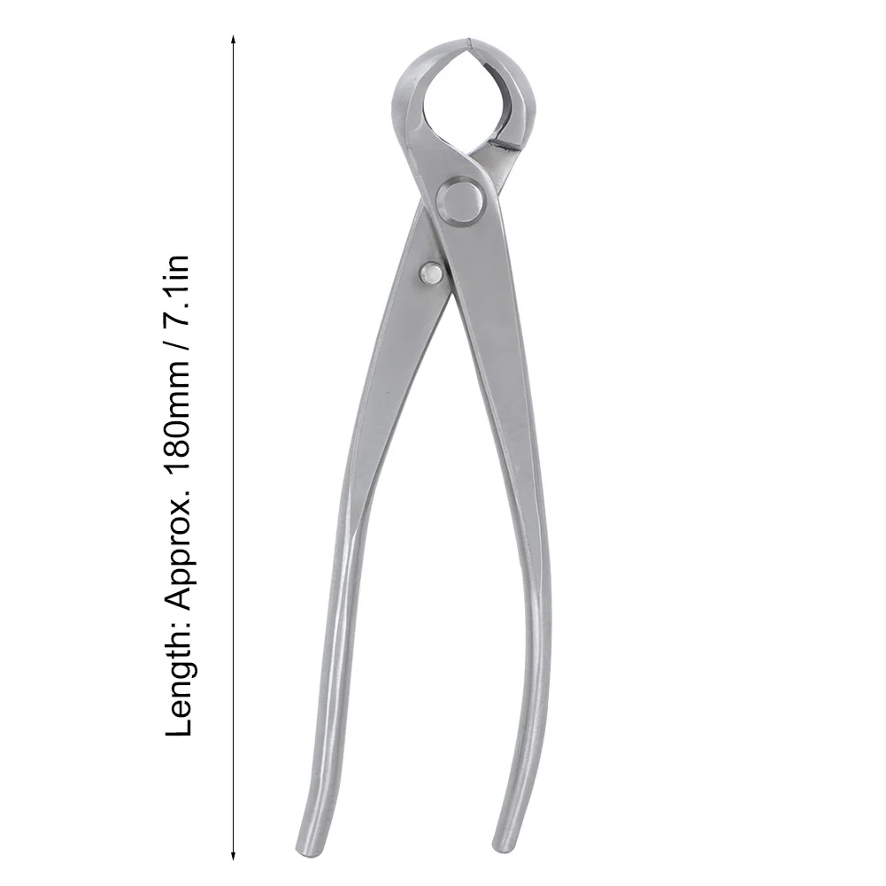 Picture 3: Concave Knob Cutter 180mm Stainless Steel Knob Cutter Ball Shear Scissors Landscape Modeling Garden Bonsai Tools Garden Scissors