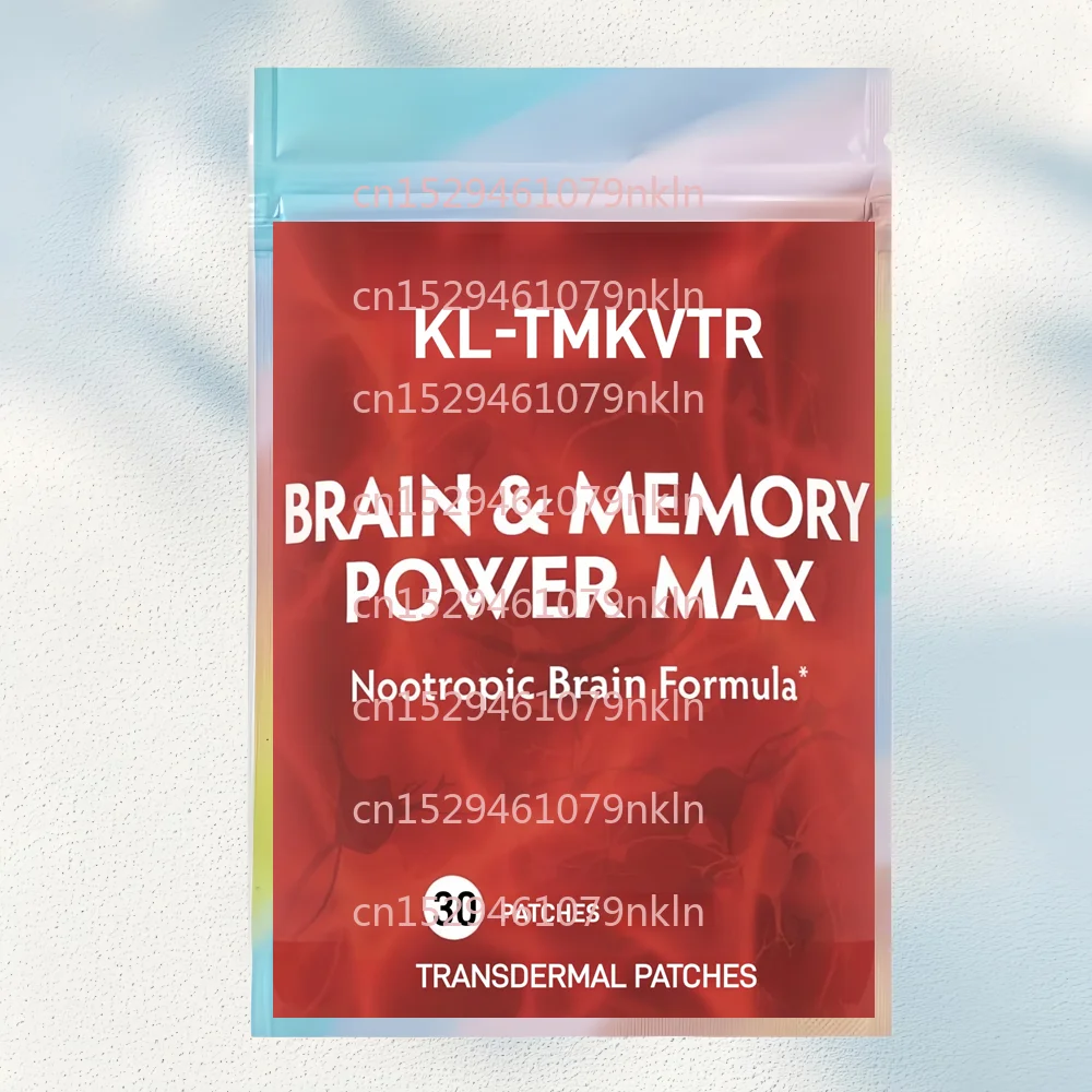 

30 трансдермальных пластырей Brain & Memory Power MAX, ноотропная добавка с экстрактом гинкго билоба и гуперзином А