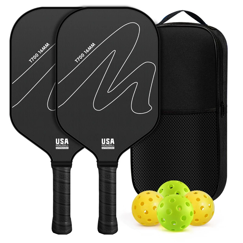 

T700 Carbon Fiber Pickleball Racket Set for Beginner Training