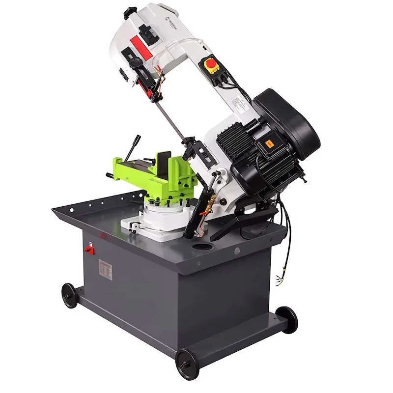 HX-260G Band Saw Machine Small Horizontal Automatic Metal Steel Pipe Cutter Angle Band Saw