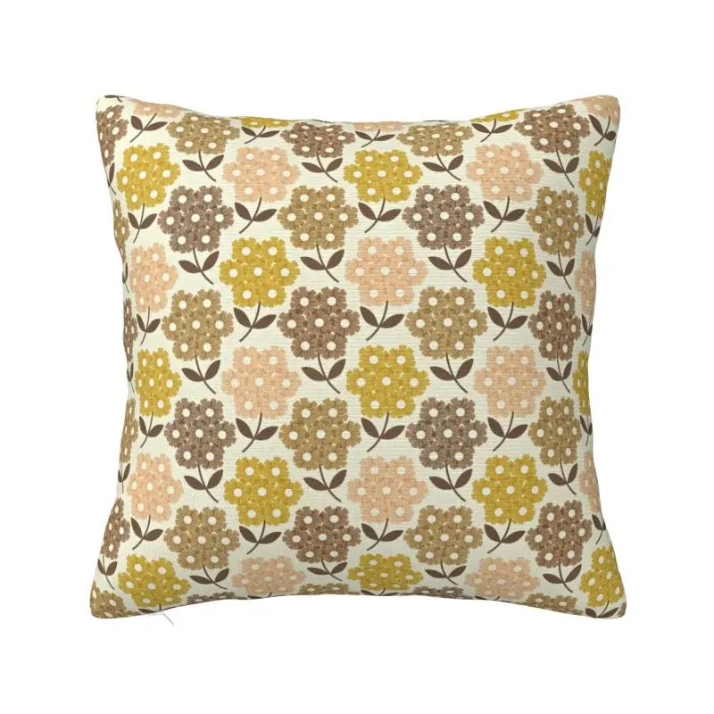 Custom Orla Kiely Floral Pillow Covers Scandinavian Flowers Luxury Cushion Cover Square Pillowcase