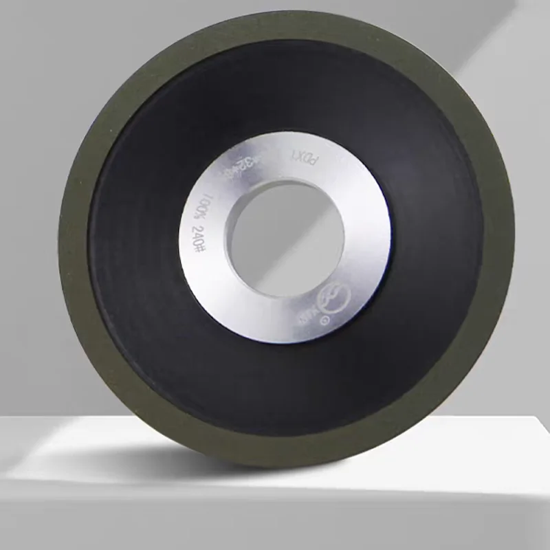 125mm 150mm Diamond Grinding Wheel, Saw Blade Grinding Tool, Tungsten Steel Alloy, Ultra-Thin Angled Grinding Wheel, Green