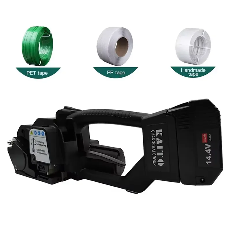Battery-Powered Strapping Tool for Handheld Automatic PP PET Corrugated Carton Pallet Box Strapping Portable Strapping