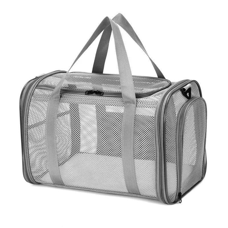 1PC Dog Bag Carrier ，Breathable Pet Carrier Bag with Wide Mesh Panels and Foldable Design for Dogs