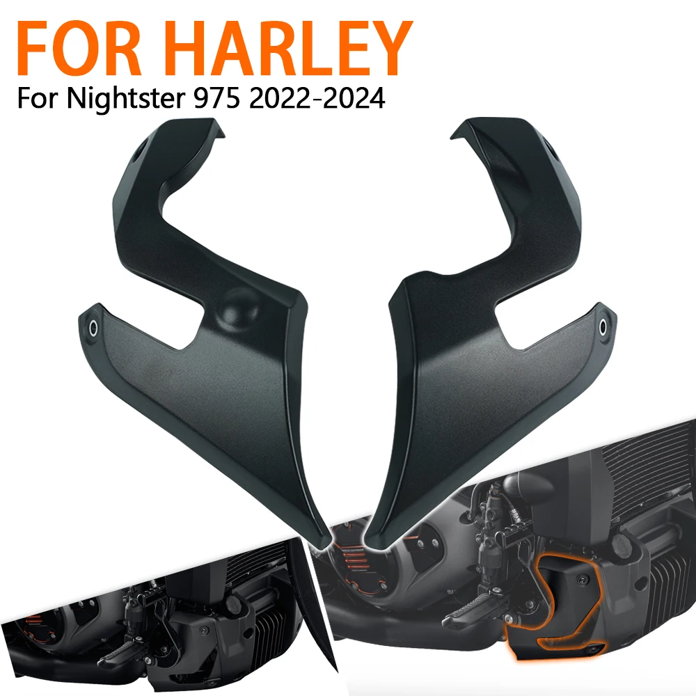 

Fit For Harley Nightster 975 RH975 2022 - 2024 Motorcycles Accessories ABS Plastic Front Chin Spoiler Fairing Mudguard Air Dam