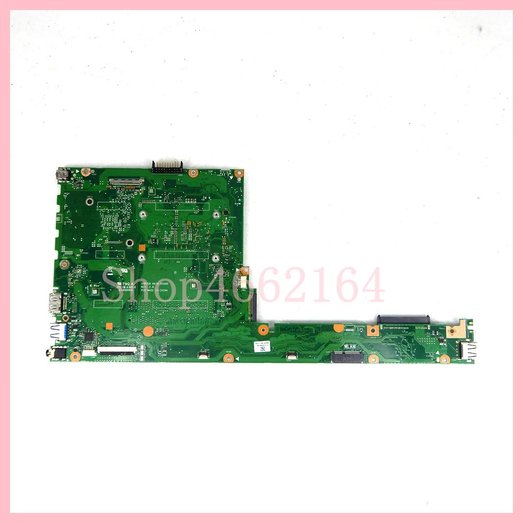 X407UA i3 i5 i7-6th/7th CPU Mainboard For ASUS X407U X407UB A407UB F407UA F407UB X407UF A407UA A407UF F407UF Laptop Motherboard